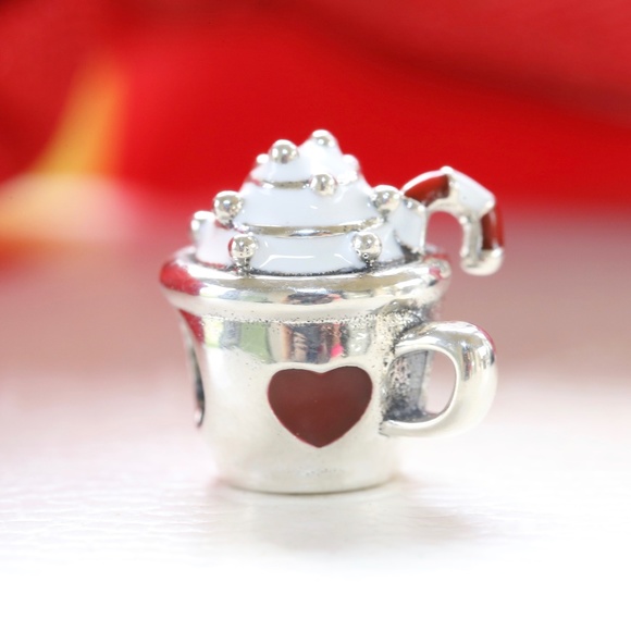 Pandora Hot Cocoa Charm 797523ENMX - Picture 1 of 3